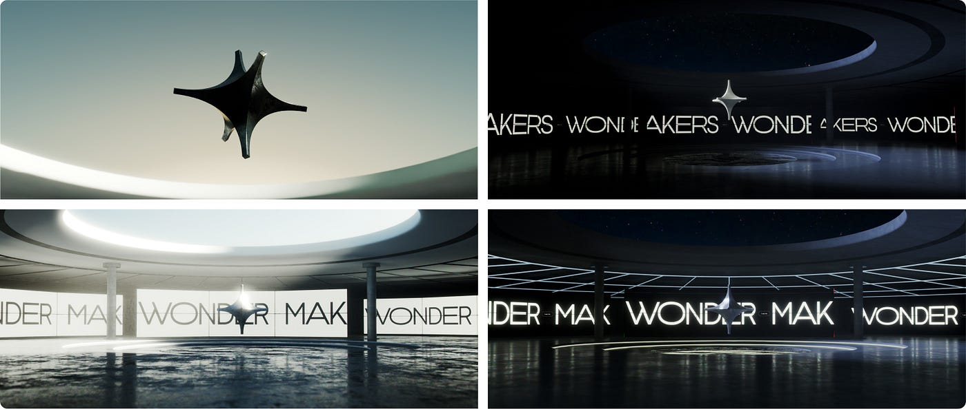The very first renders of the showreel