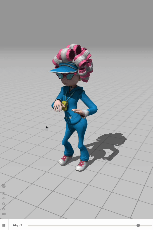 Michelle character from Mixamo